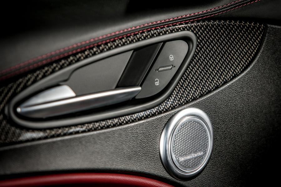Детали интерьера Alfa Romeo Stelvio Quadrifoglio NRING (949) 2018 года  (фото 16 из 21)